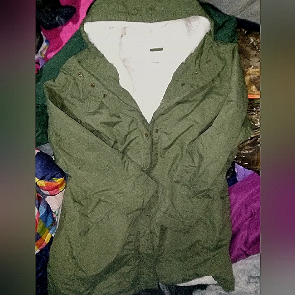 Women's Old Navy Fleece Lined Winter Jacket Size Large